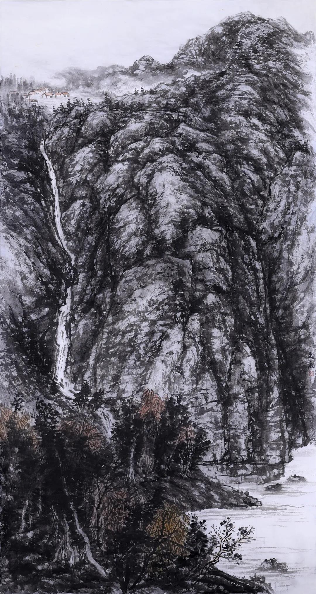 科技與藝術(shù)的融合，最新智能山水畫屏展現(xiàn)自然之美